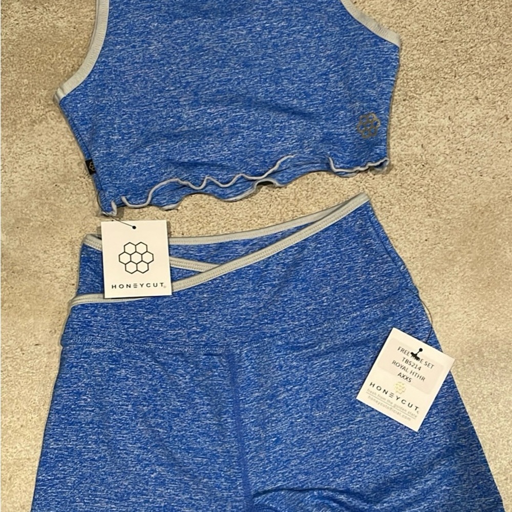 Blue workout set